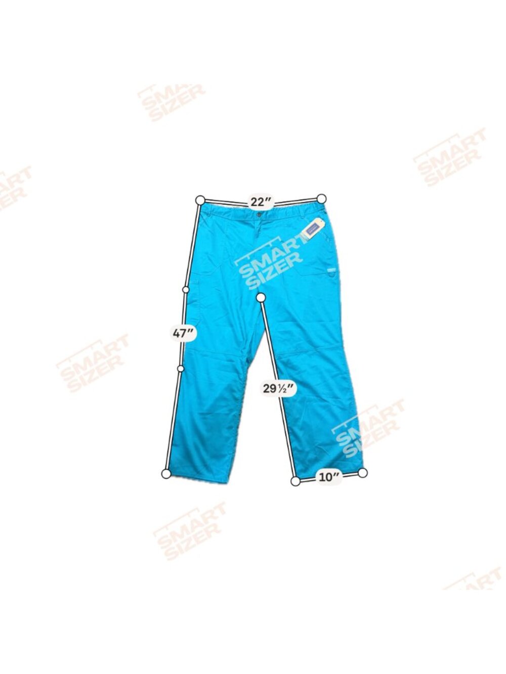 Cherokee Workwear Scrub Lot 3 Pairs 2XL Originals Allura Teal Royal Blue NEW - Picture 11 of 16